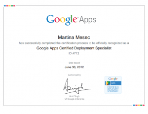 Martina Google Apps