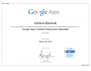 Google Apps Certified Deployment Specialist