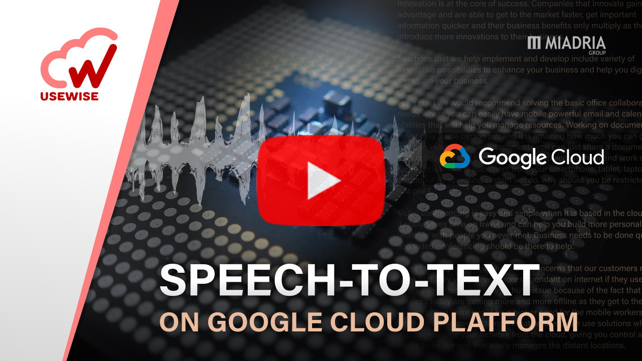 Speech-to-text on GCP